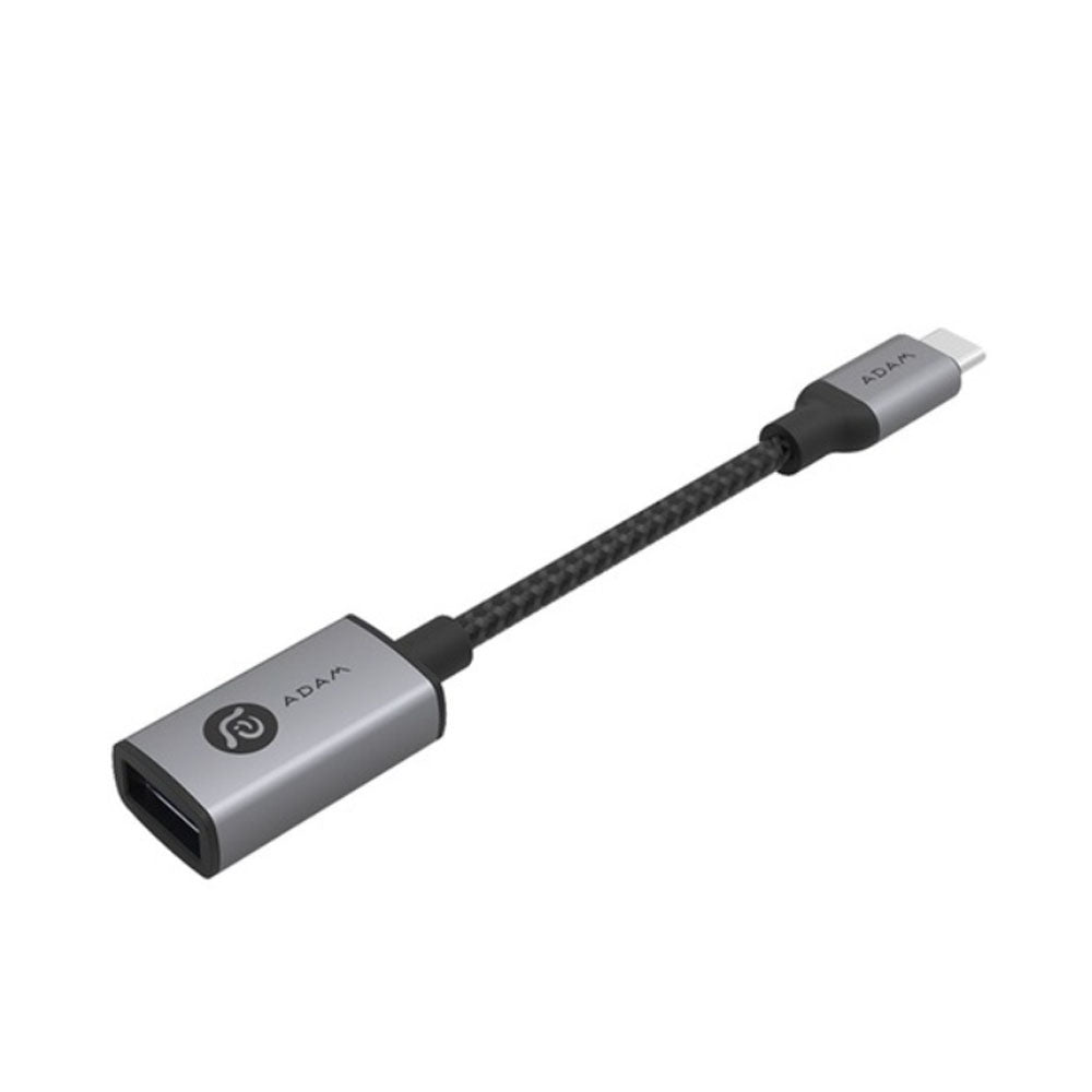 Adaptador Adam Elements USB C a USB A CASA F13 Gris