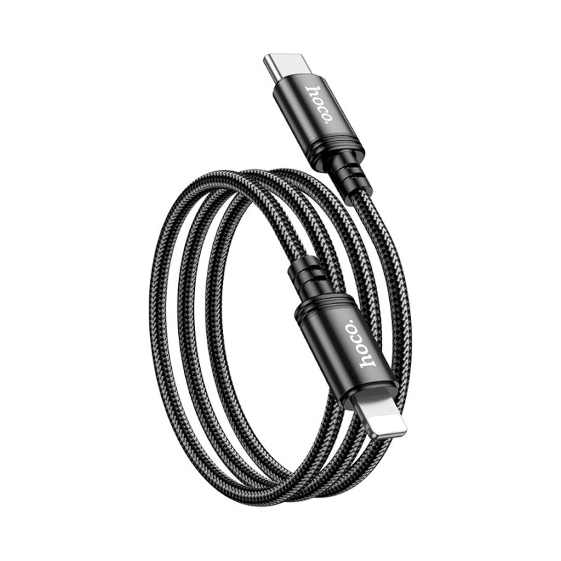 Cable Hoco X89 Wind PD a Lightning 1m Negro