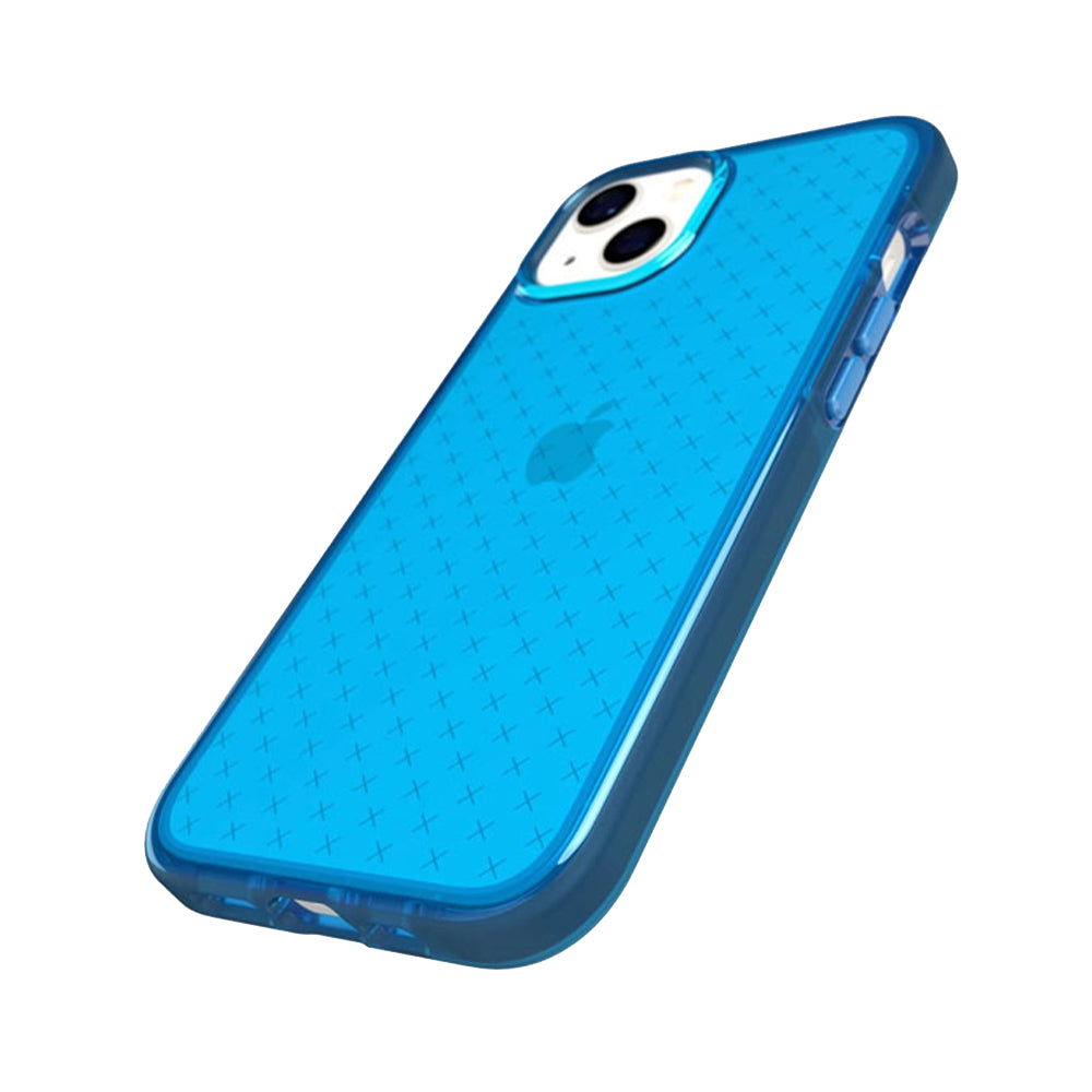 Carcasa FlexShock Evo Check Tech 21 Para iPhone 13 Azul