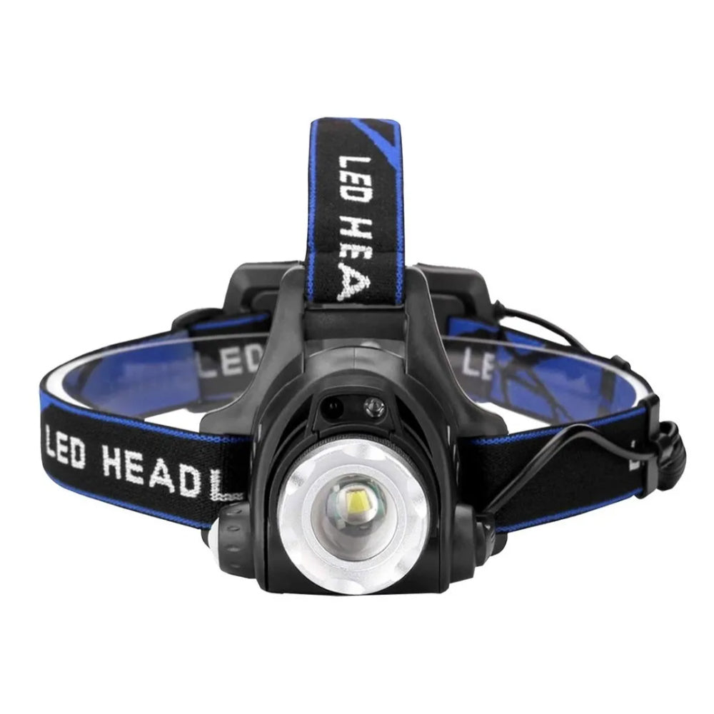 Linterna Powerlab Flashlight HeadLamp 8512 T6 con Zoom