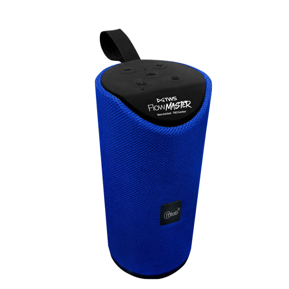 Parlante Mlab Flow Master 8859 Bluetooth USB FM Azul