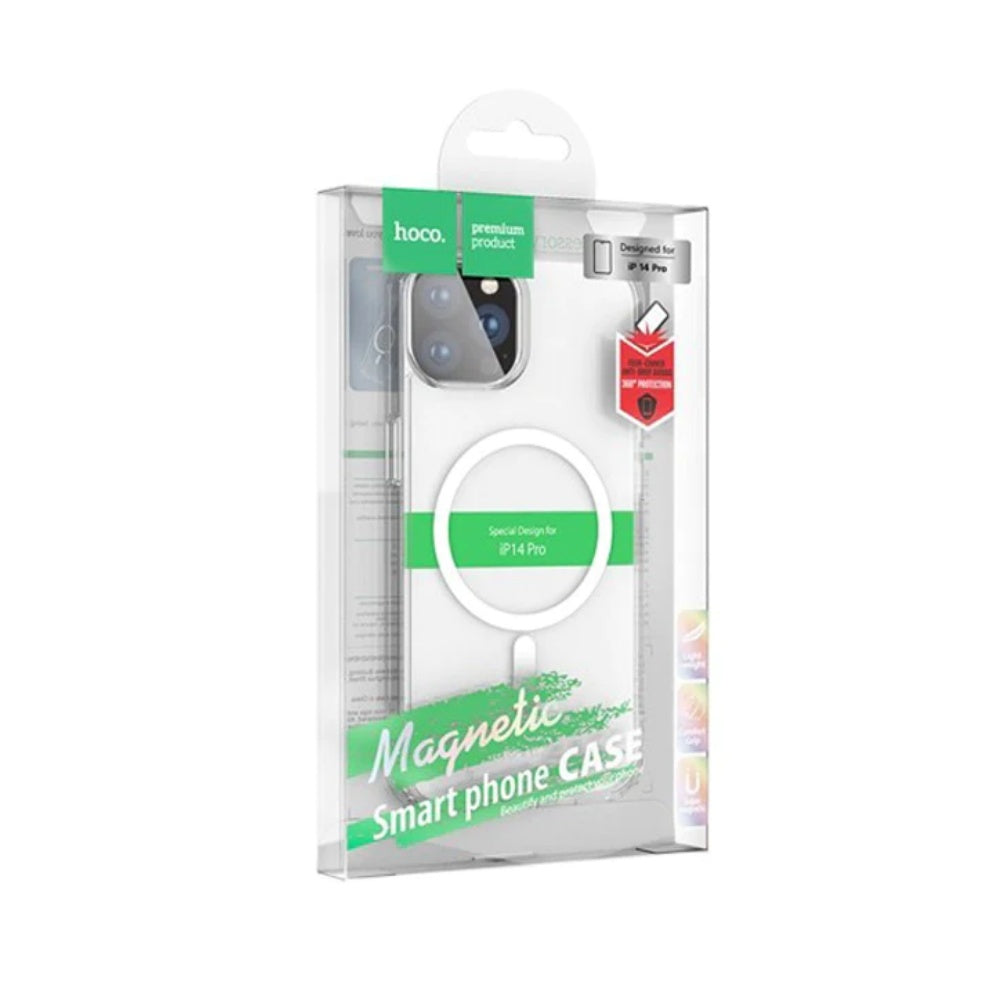 Carcasa Hoco Shell Magnetic para Iphone 14 Plus Transparente