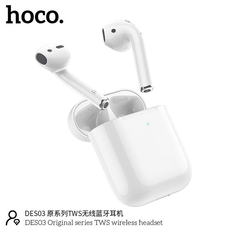Audifonos Hoco TWS DES03 Bluetooth Blanco