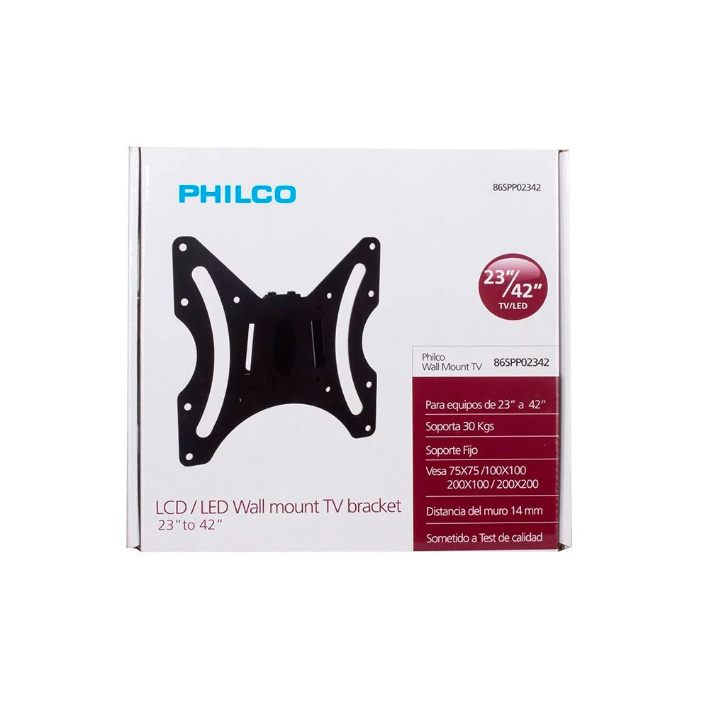 OPEN BOX-Soporte Para Tv Philco 86SPP02342 23 a 42 Pulg 30KG
