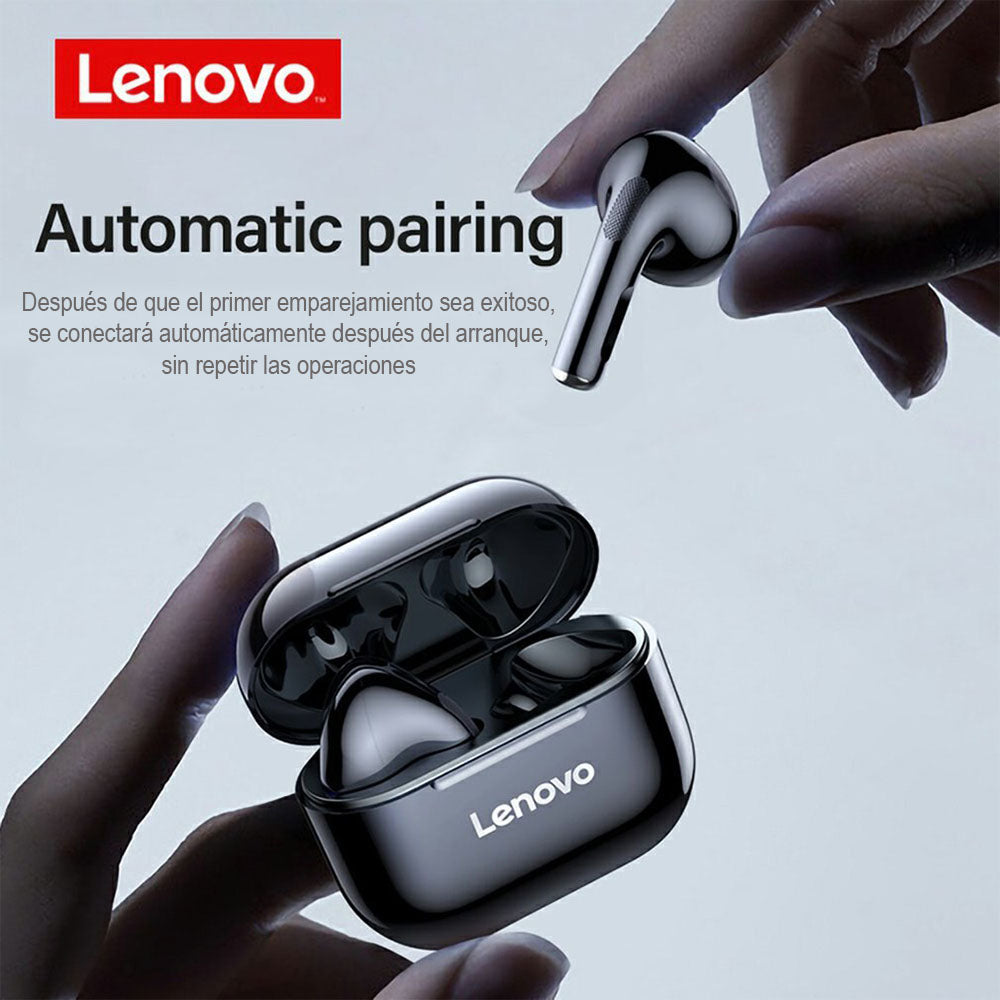 Open Box - Audifonos Lenovo LP40 TWS In Ear Bluetooth Negro