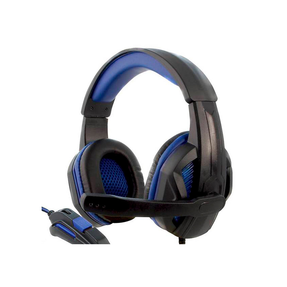 Audífonos Gamer 3DFX Hydrogen Hi Fi USB Negro y Azul