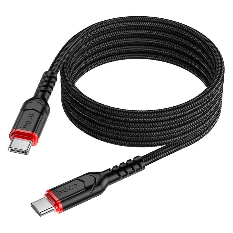 Cable Hoco X59 Victory USB Tipo C a USB Tipo C 1M 60W Negro