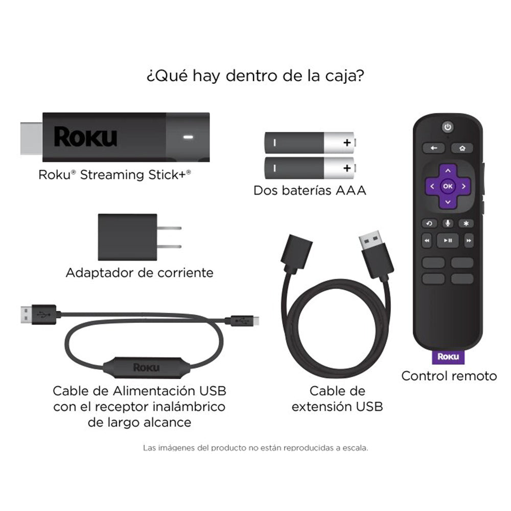 OPEN BOX - Roku Streaming Stick+ HD 4K HDR media Streaming