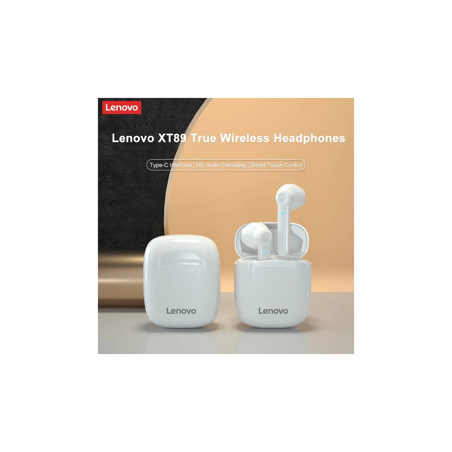 Audifonos Lenovo XT89 Thinkplus TWS In Ear Bluetooth Blanco