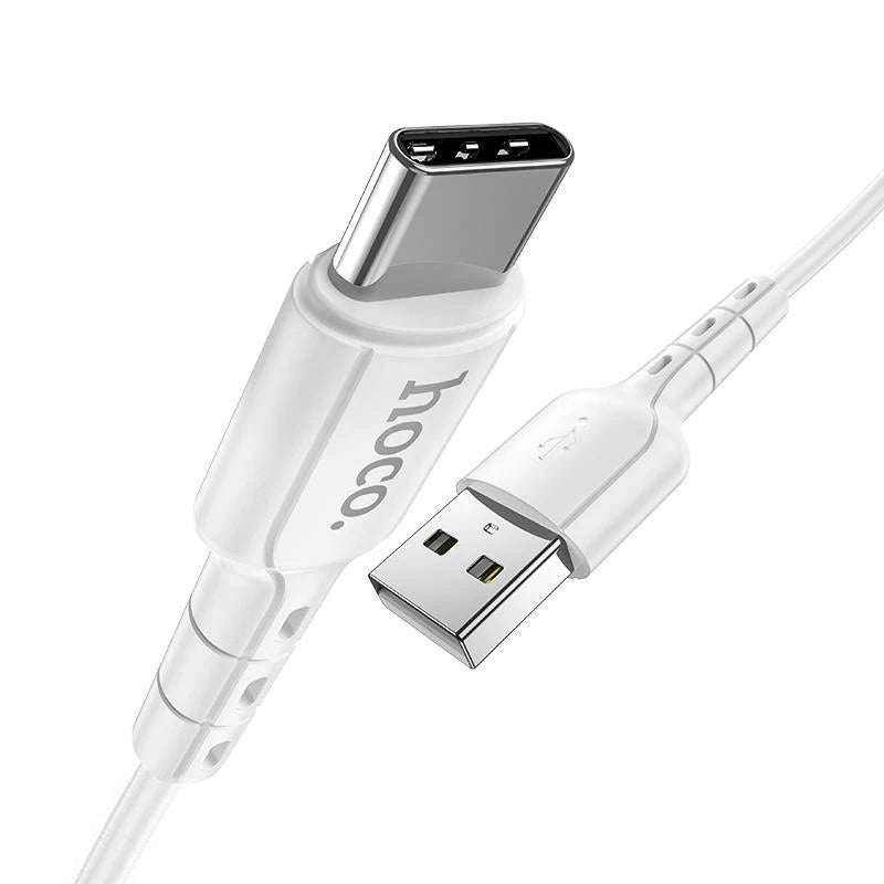 Cable Hoco DU01 Novel USB a Tipo C 1m Blanco
