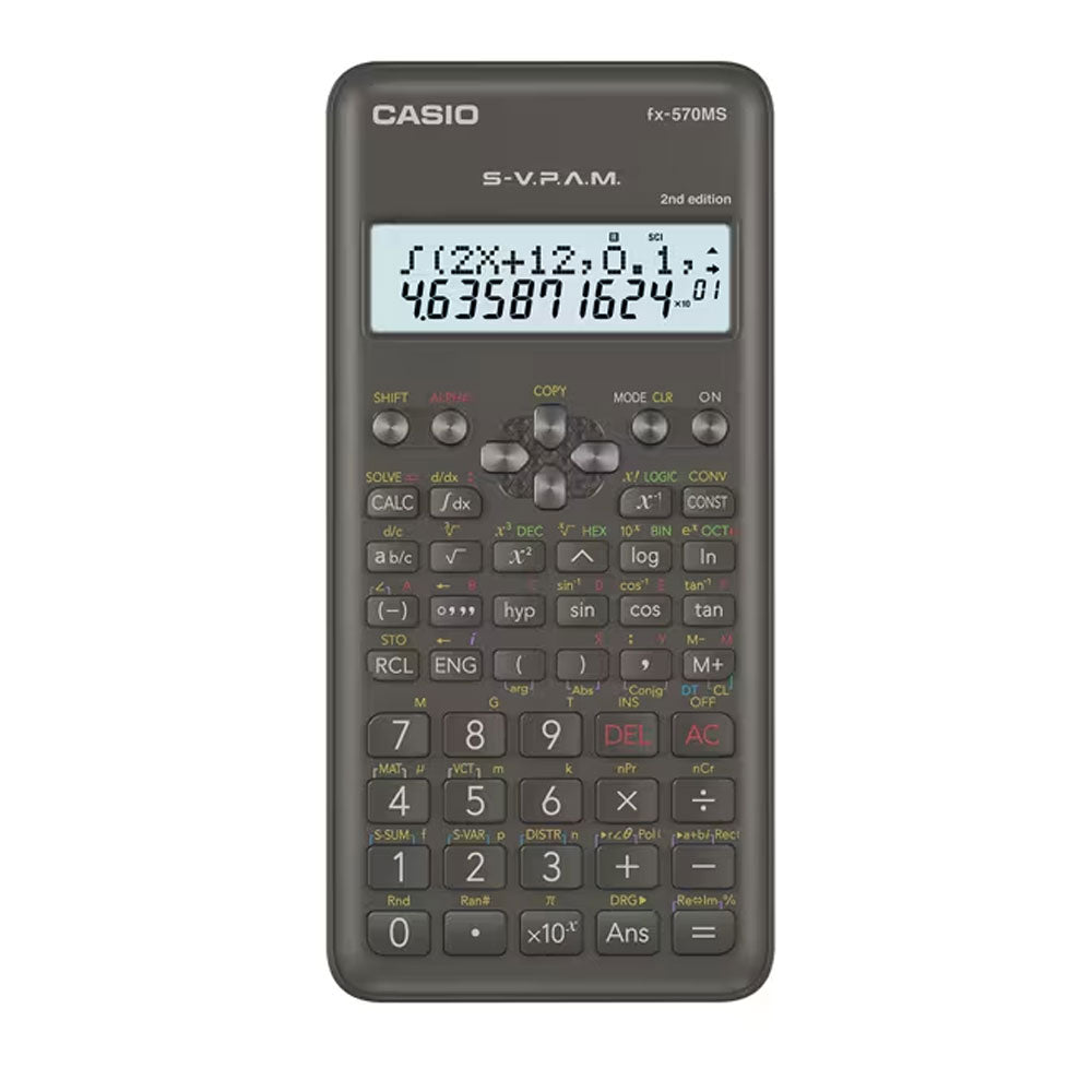 Calculadora Cientifica Casio FX 570MS 2 Negra
