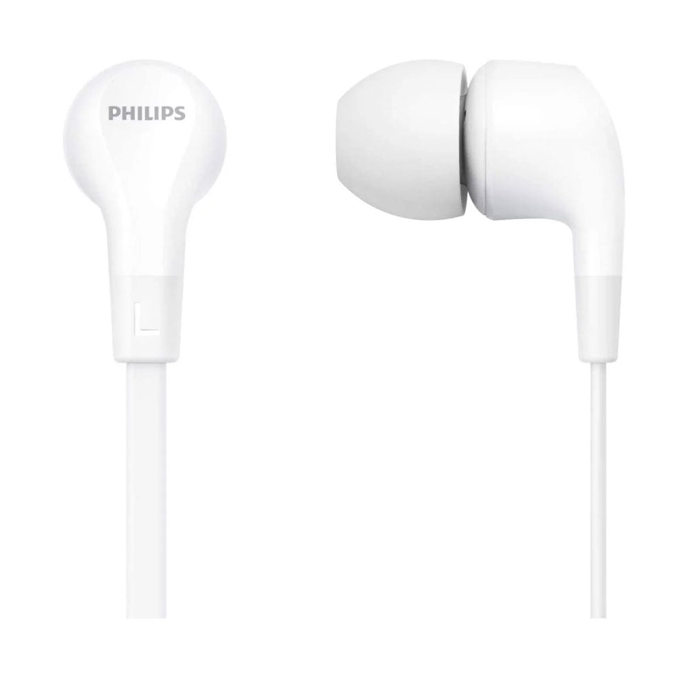 Audifonos Philips TAE1105WT In Ear Jack 3.5mm Blanco