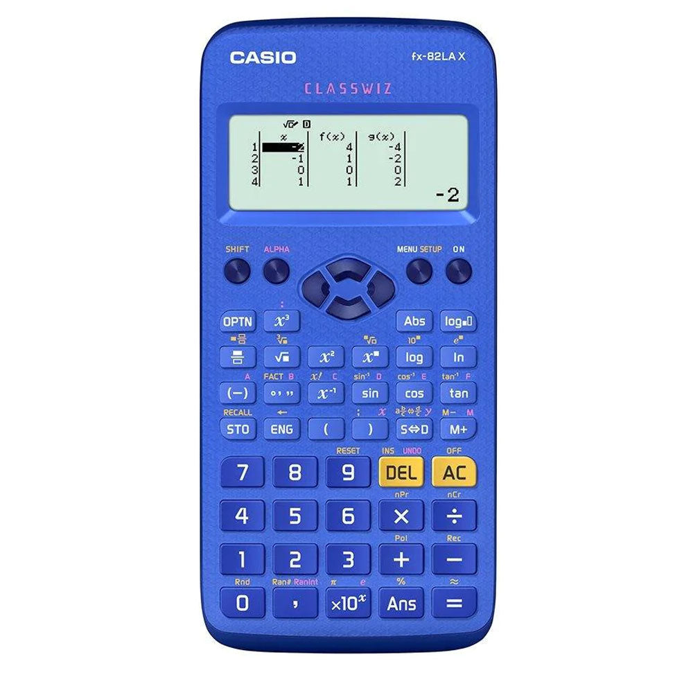 Calculadora Cientifica Casio FX 82 LAX BU 275 Funciones Azul