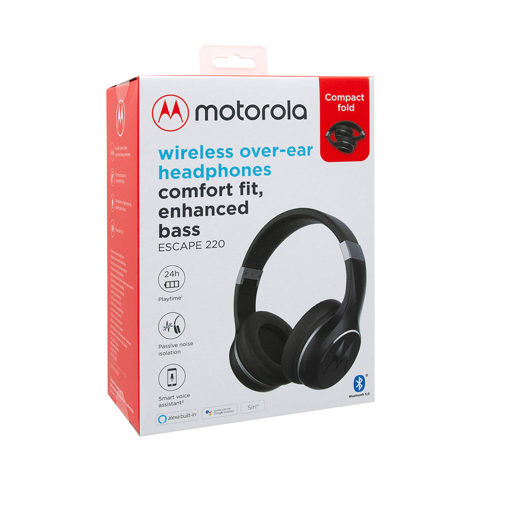 Audifonos Motorola Escape 220 Bluetooth Over Ear Negro