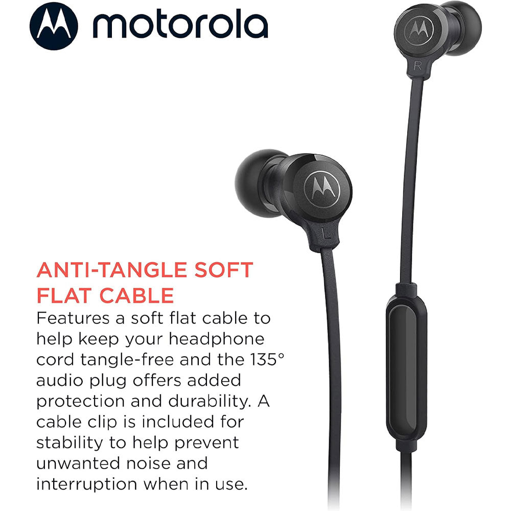 Audifonos Motorola Earbuds 3-S In Ear Jack 3.5mm Negro
