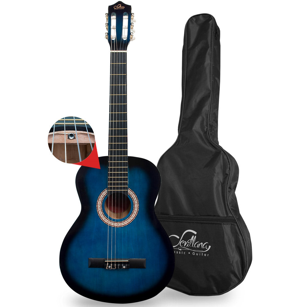 Guitarra Clasica Sevillana 8449 39 Pulgadas con Funda Azul