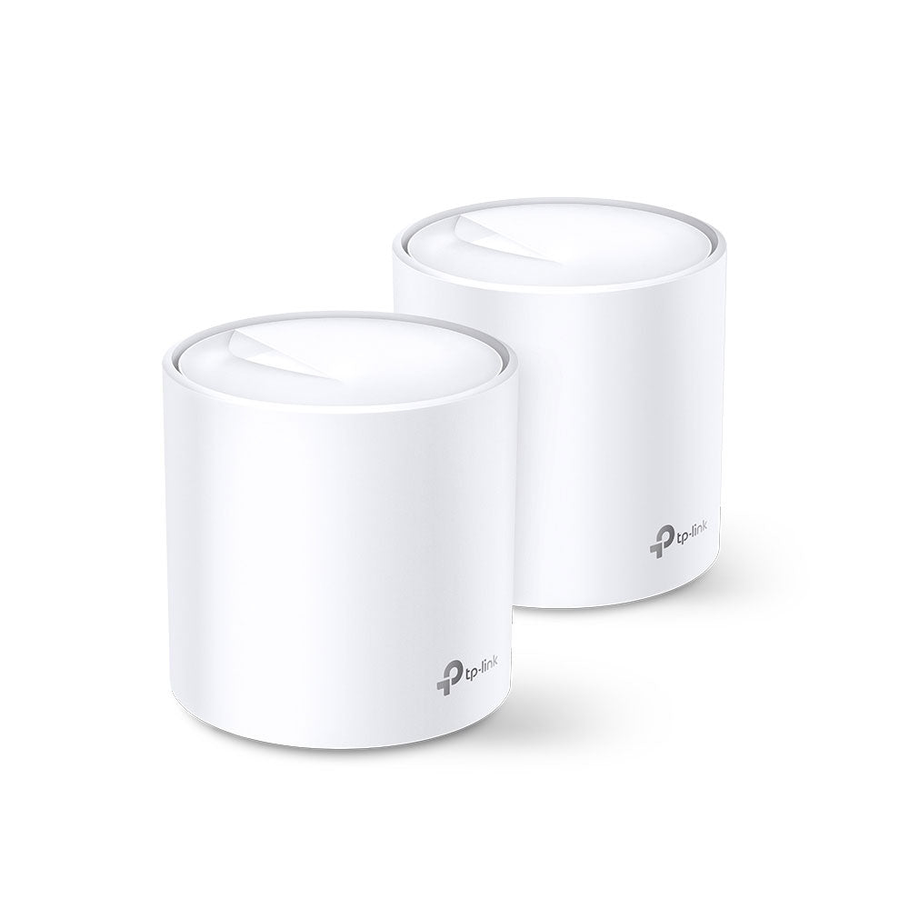 2 Pack Router TP Link AX1800 DecoX20 Home Mesh WiFi System