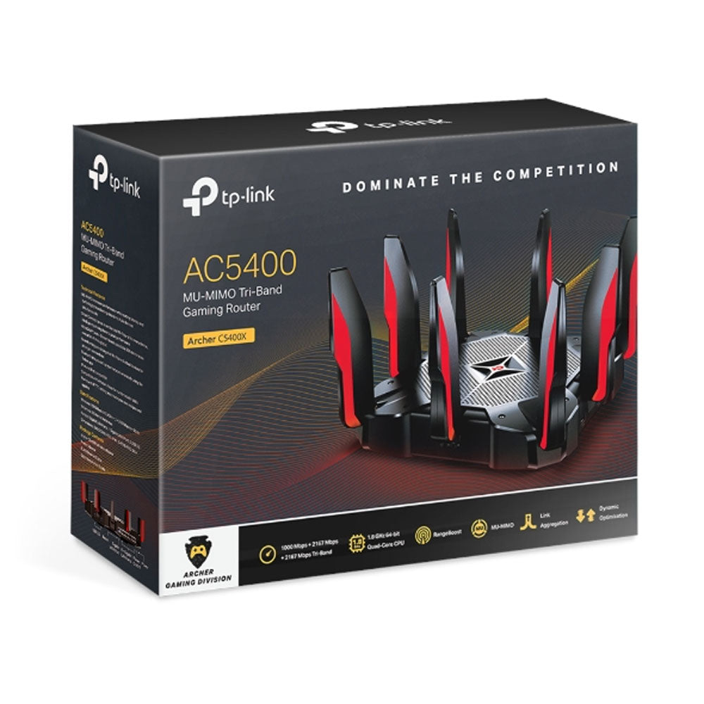 Router Gamer TP Link Archer C5400X AC5400 Tri band MU MIMO