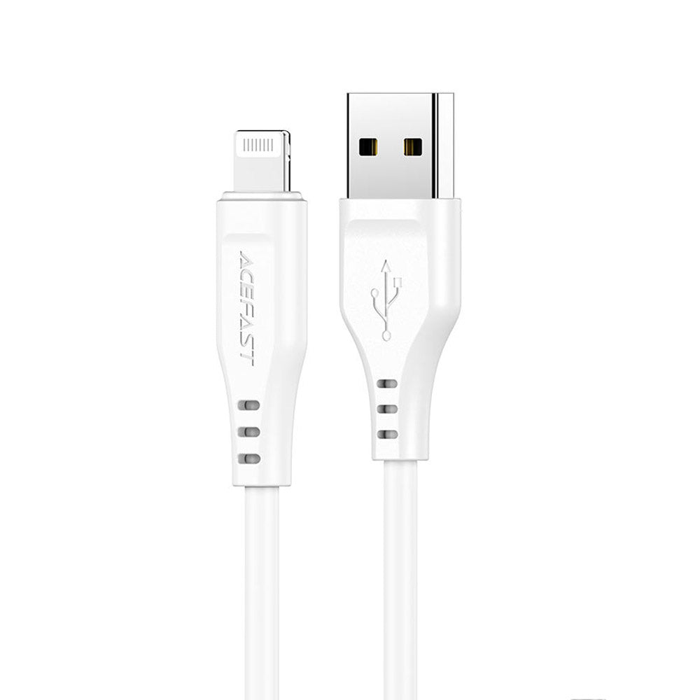 Cable Acefast C3-02 MFI USB A a Lightning 1.2m 2.4A, Blanco