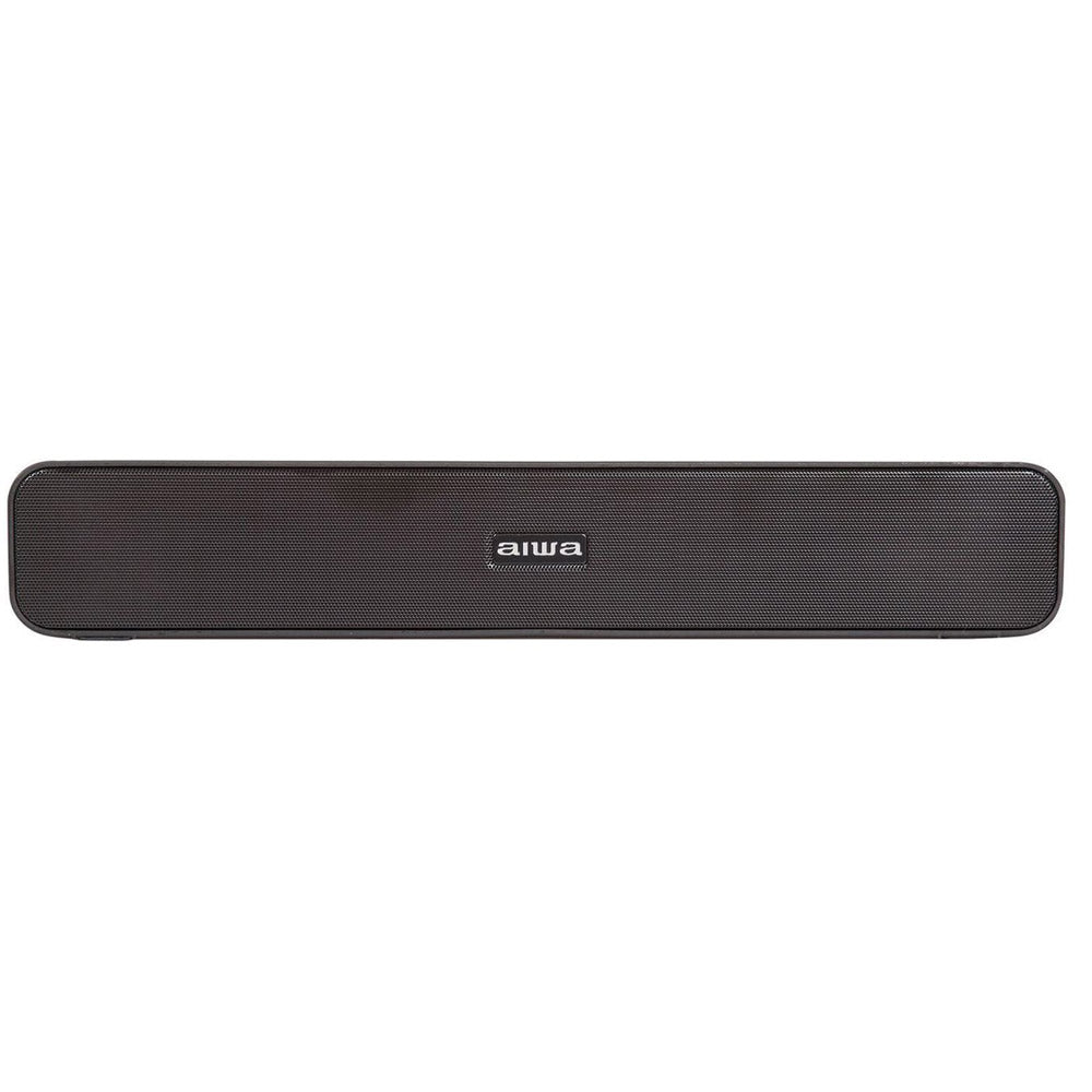 Mini barra de Sonido Aiwa AW S100BT Bluetooth 6W Negro