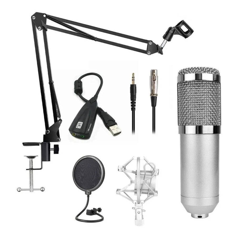 Kit de microfono Fiddler FD BM800 studio Pro Con Brazo