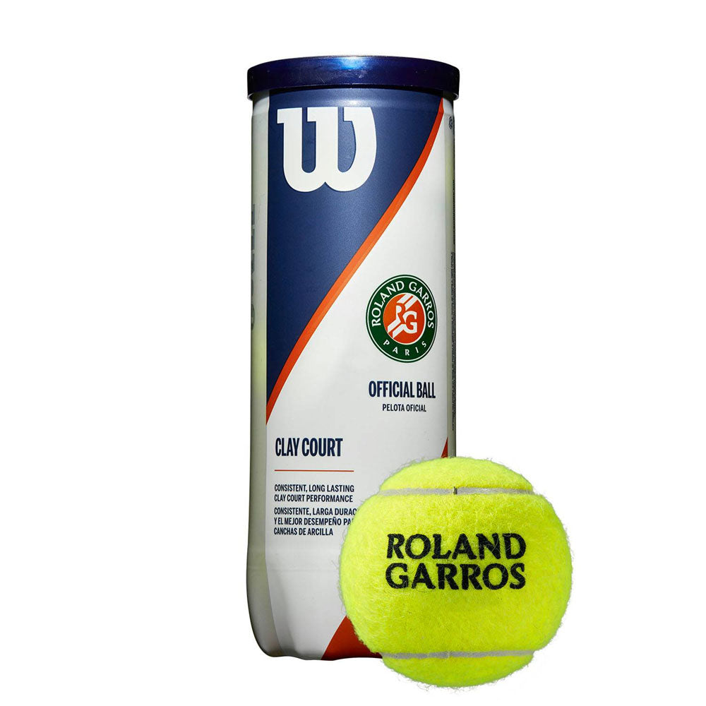 Pelota De Tenis Wilson Roland Garros Clay wrt125000 3 Unds