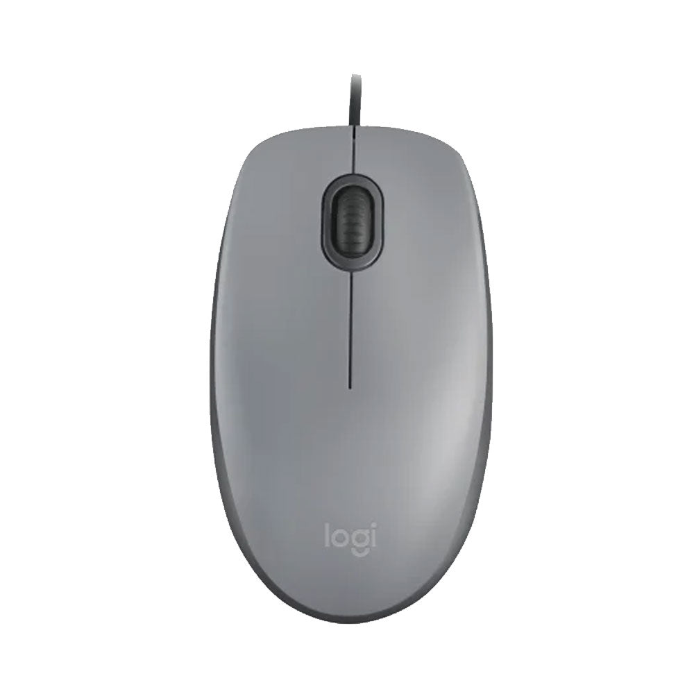 Mouse Logitech M110 Silent con cable USB Gris