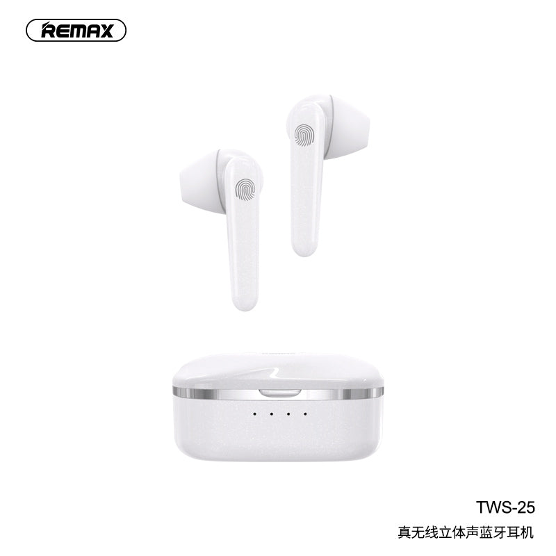 Audífonos Remax TWS-25 Bluetooth Blanco