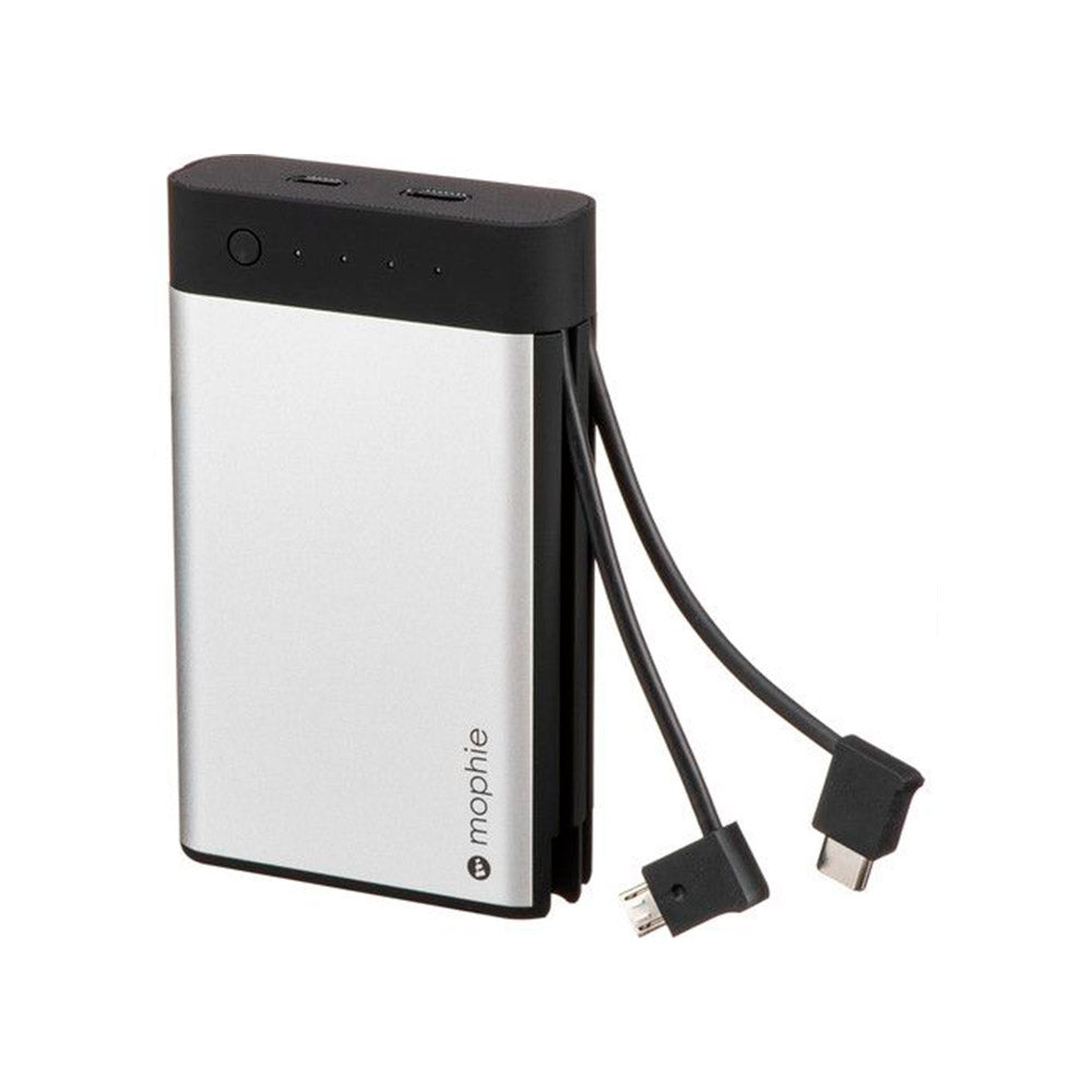 Mophie Bateria Externa 20.100 mAh USB-C/ USB c/cable silver
