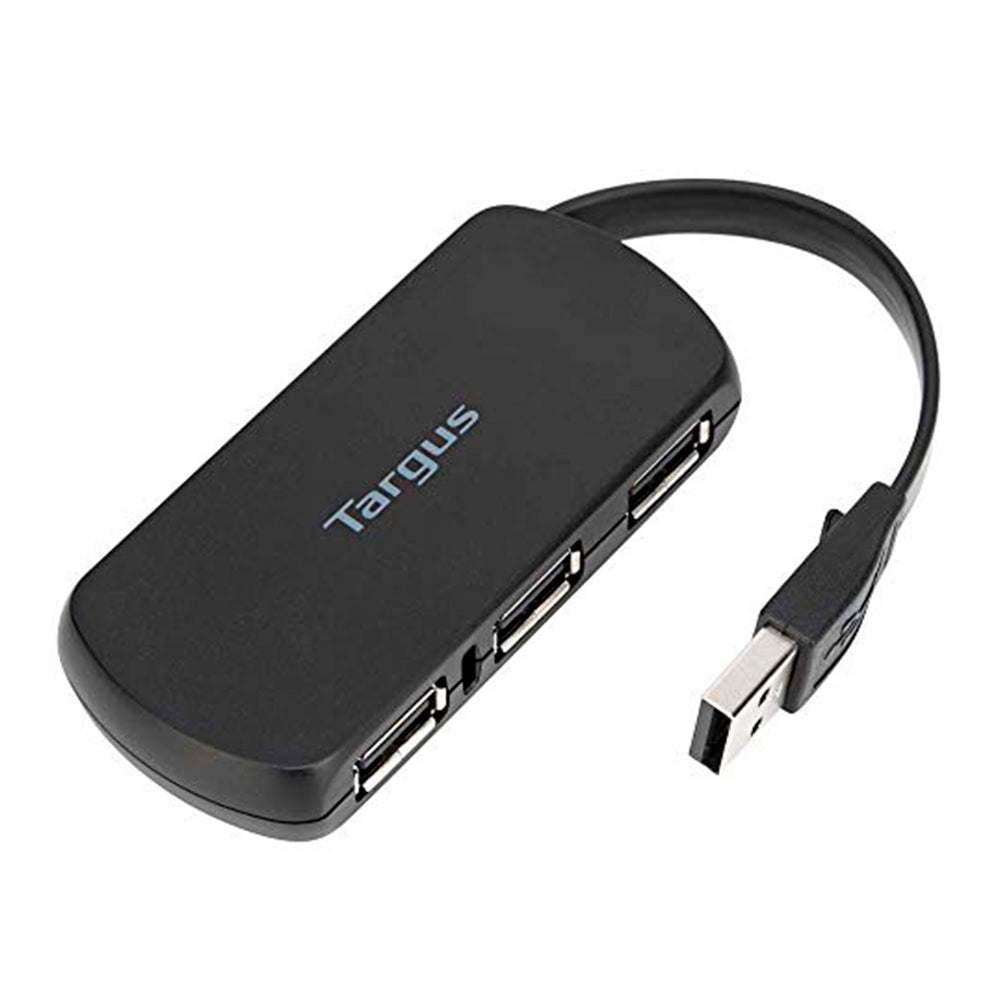 Hub Targus ACH114 USB 2.0 4 Puertos alta velocidad Negro