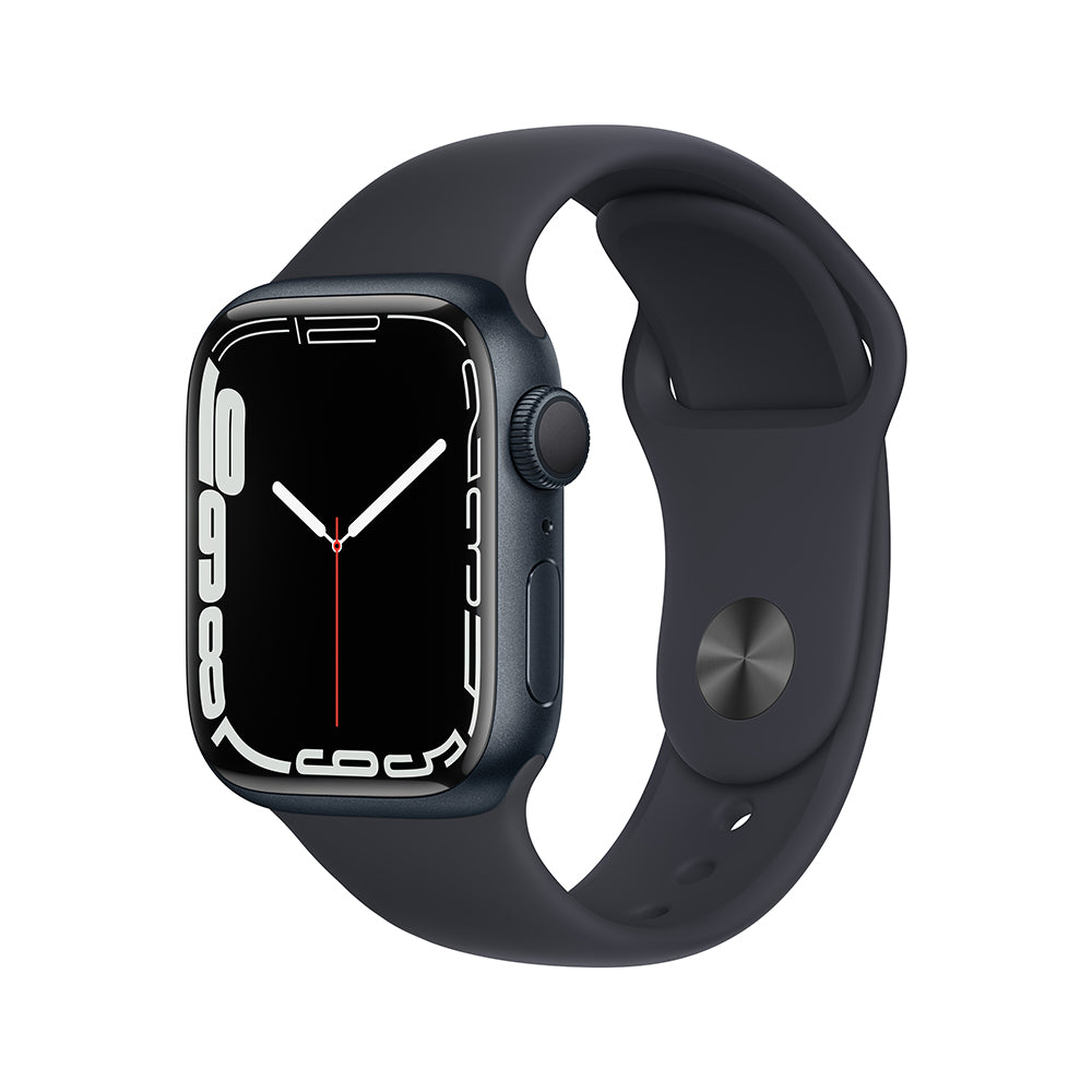 Apple Watch S7 GPS 41 mm Correa deportiva Negra
