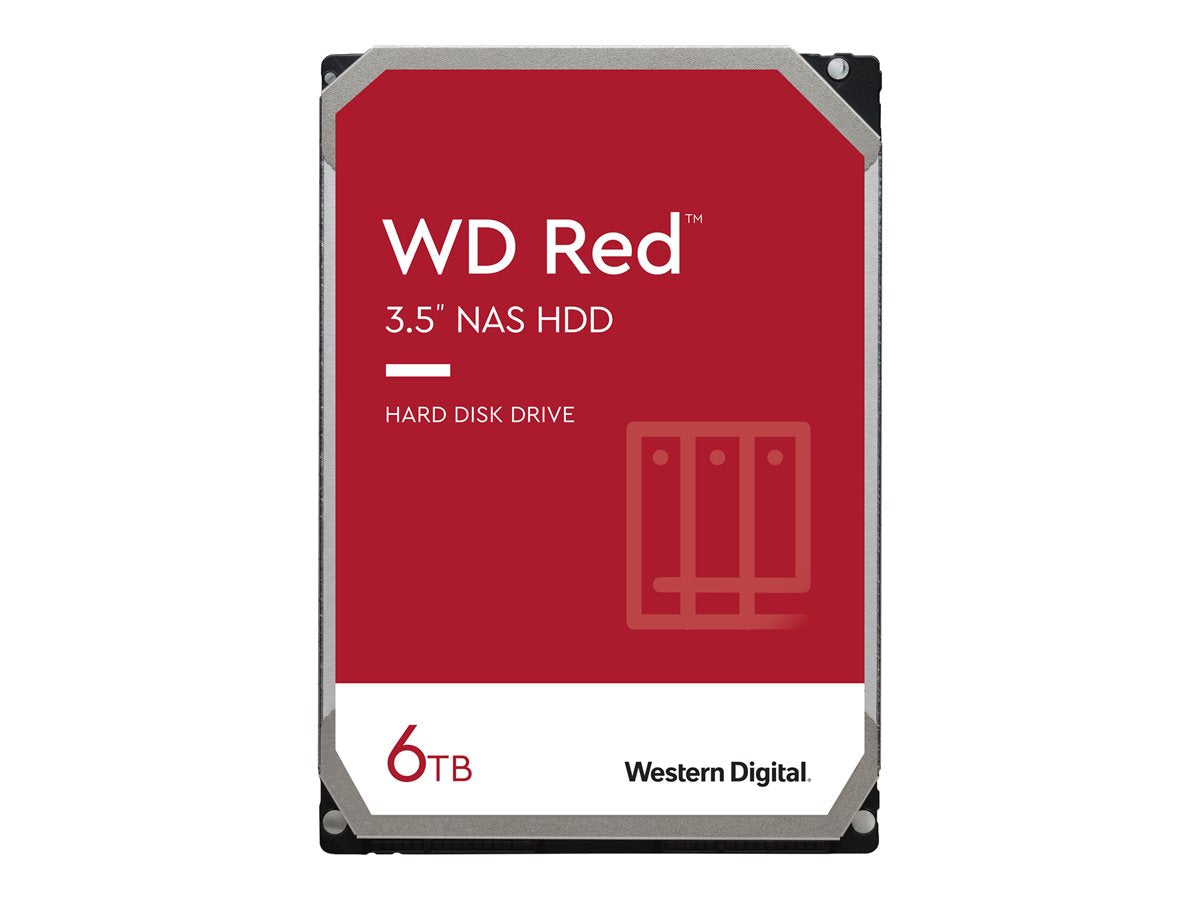 WD Red NAS Hard Drive WD60EFAX - Disco duro - 6 TB - interno - 3.5" - SATA 6Gb/s - 5400 rpm - búfer:...