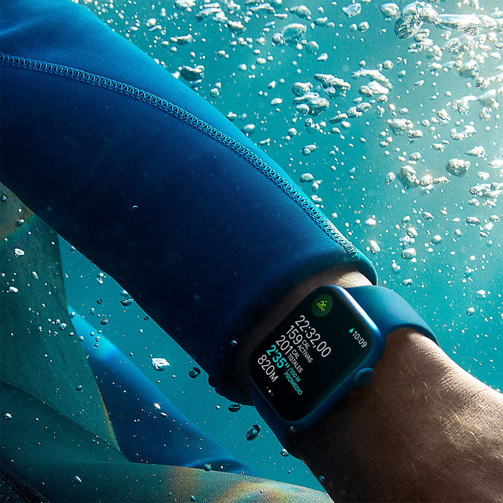 Apple Watch S7 GPS 41 mm Correa deportiva Azul