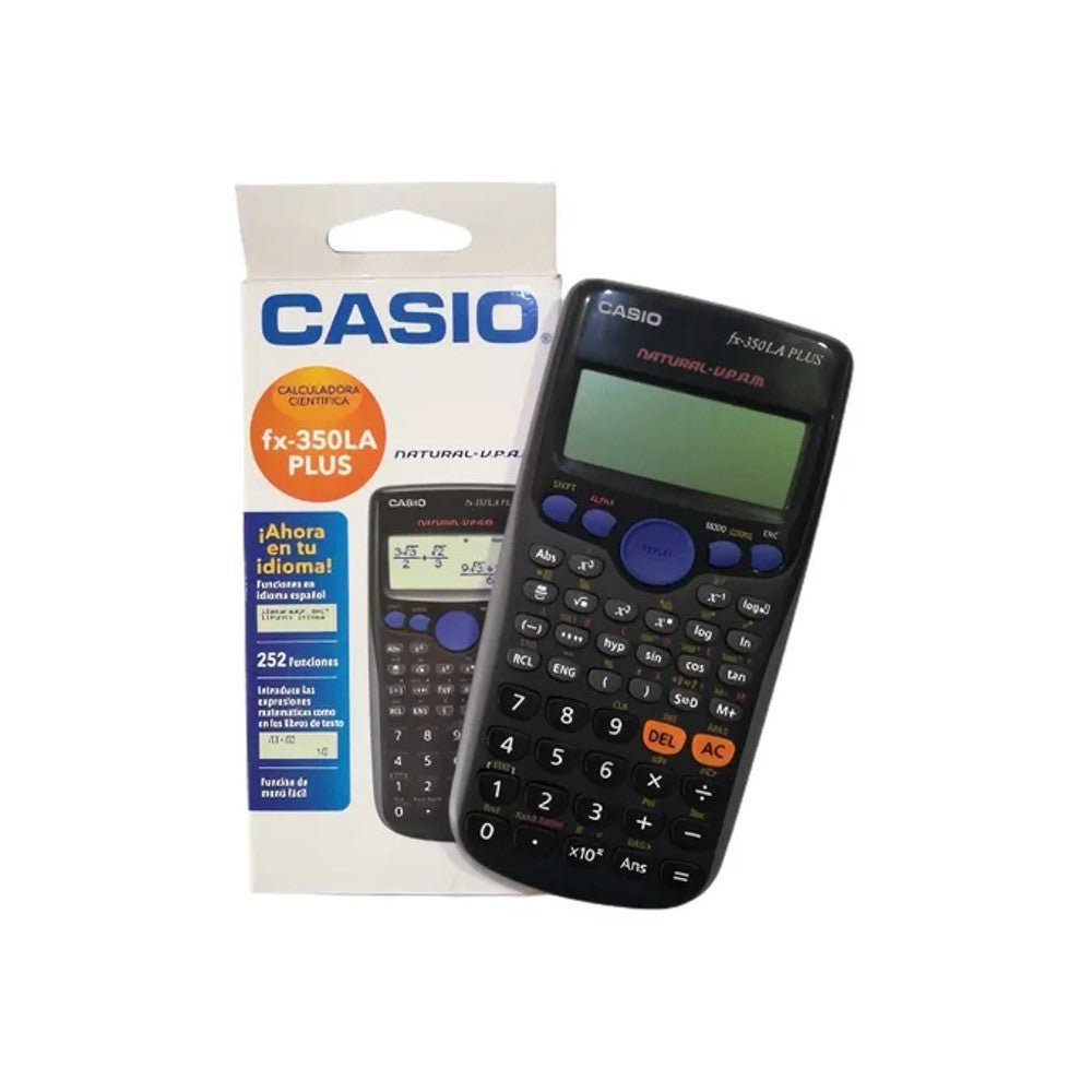 Calculadora Cientifica Casio FX-350LA Plus 252 Funciones