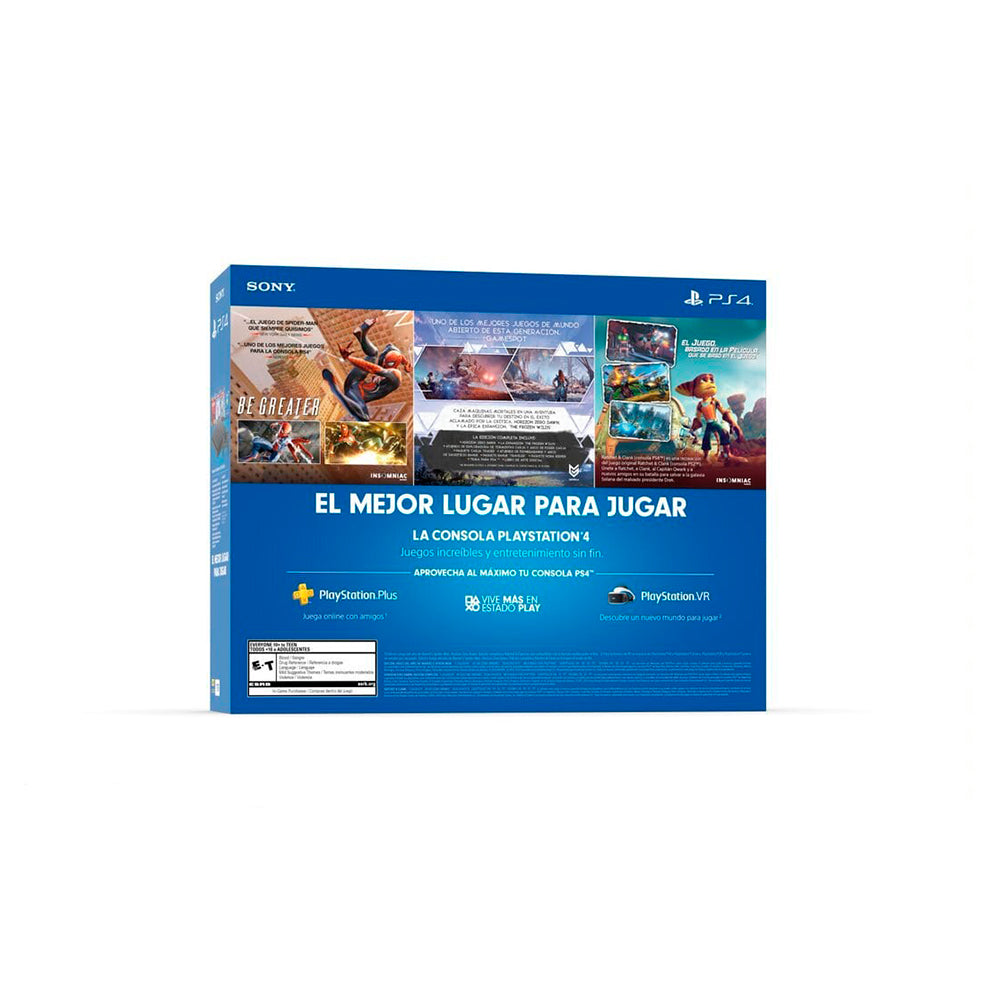 Consola Ps4 Slim 1TB Mega Pack 15 + 3 Juegos