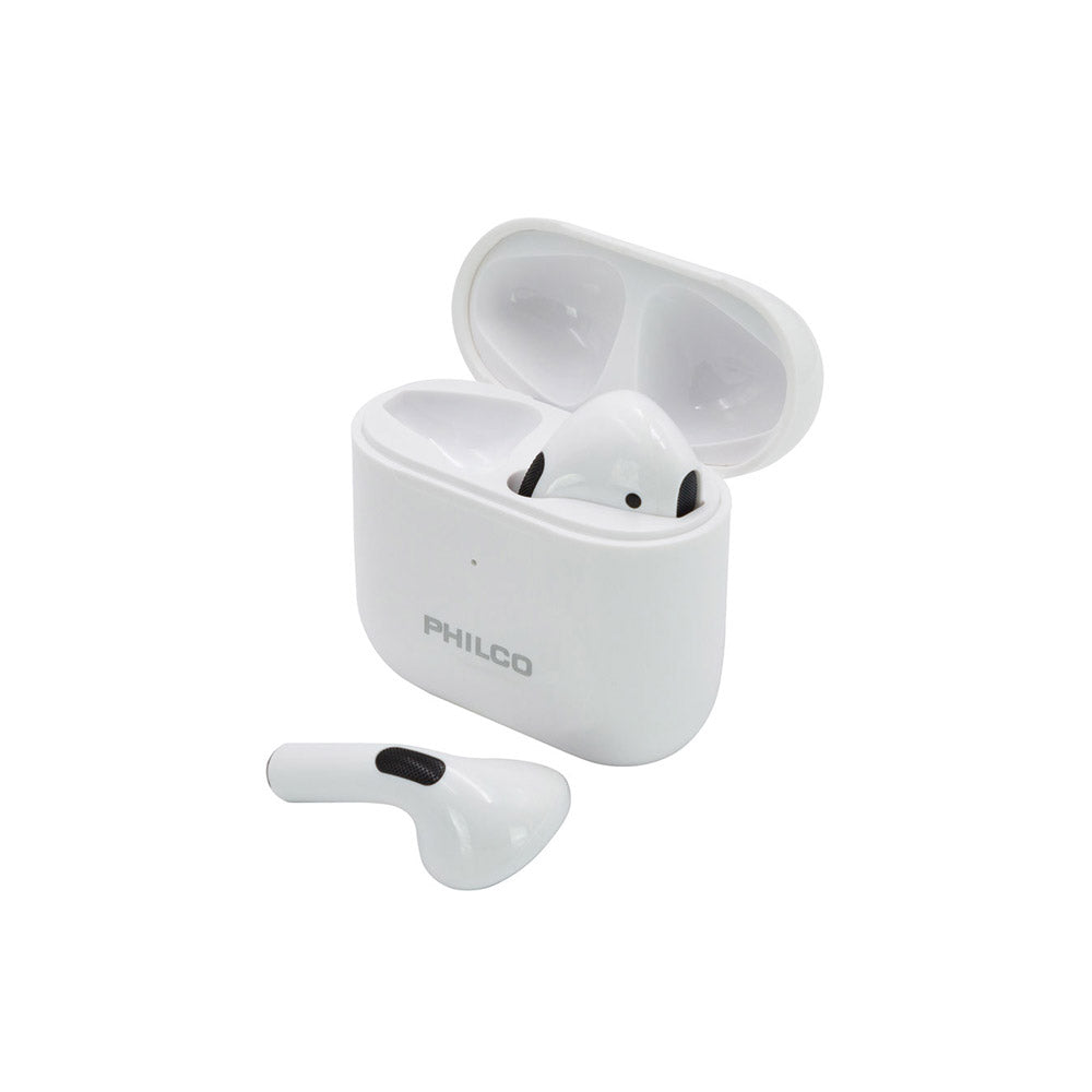 Audifonos Philco TWD3B In Ear Bluetooth True Wireless Blanco
