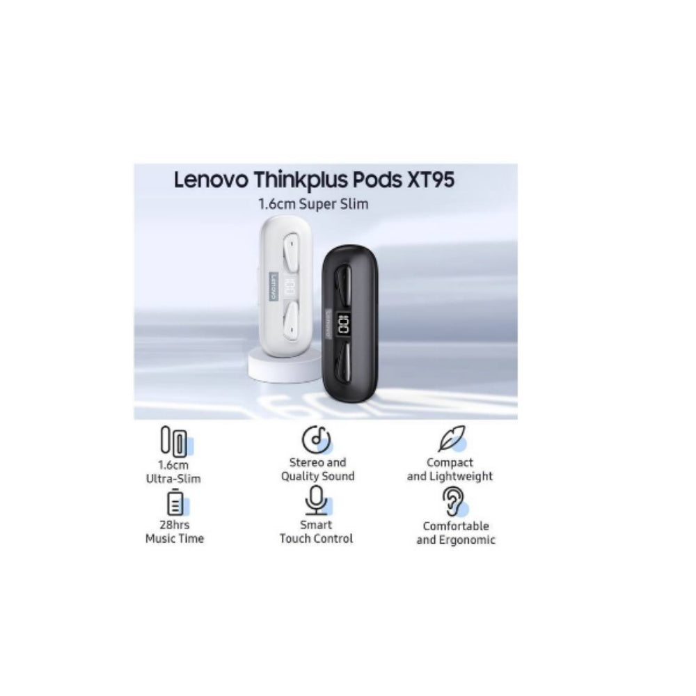 Audifonos Lenovo XT95 Thinkplus TWS In Ear Bluetooth Blanco