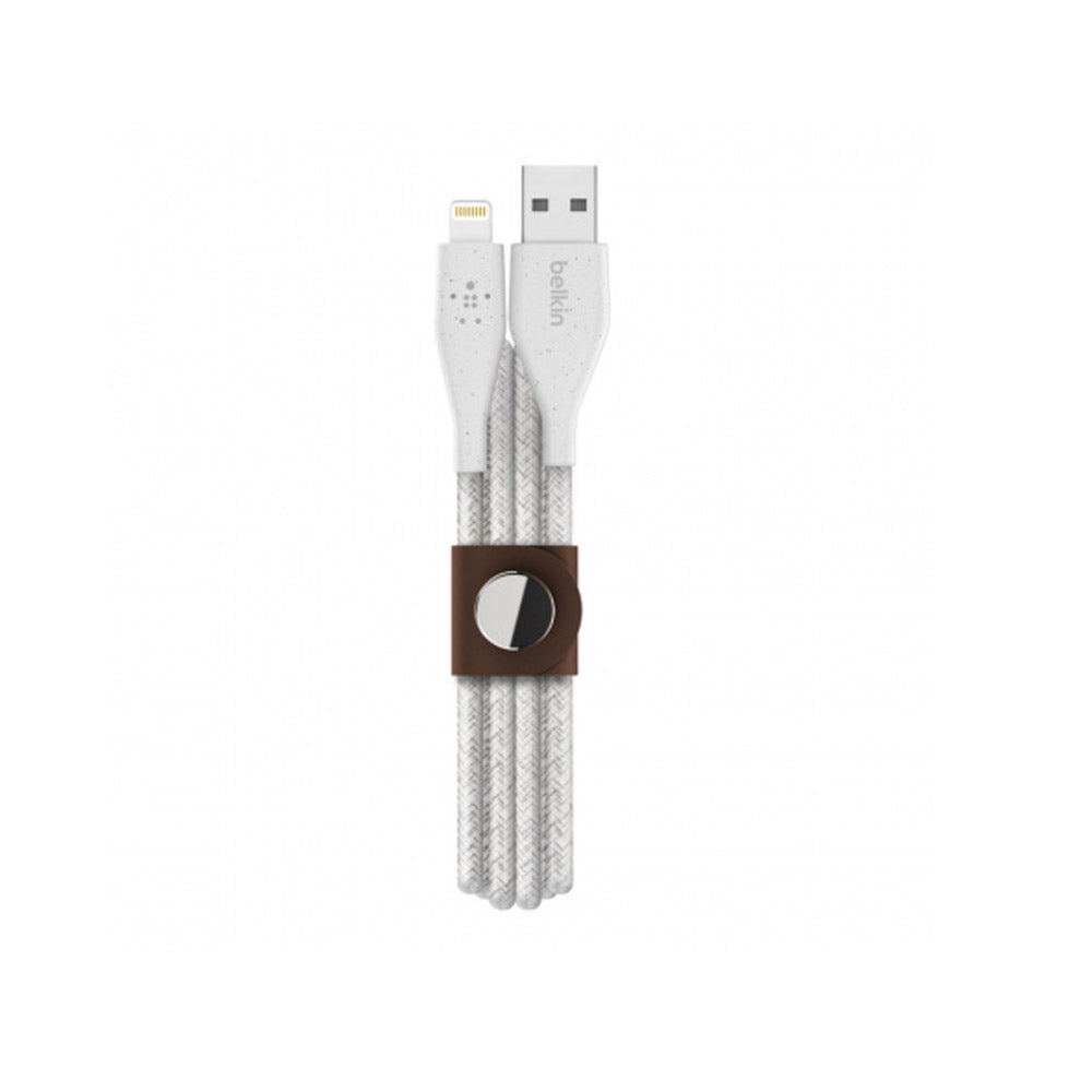 Cable Belkin Lightning a USB-A 1.2 Mt Duratek Plus Blanco