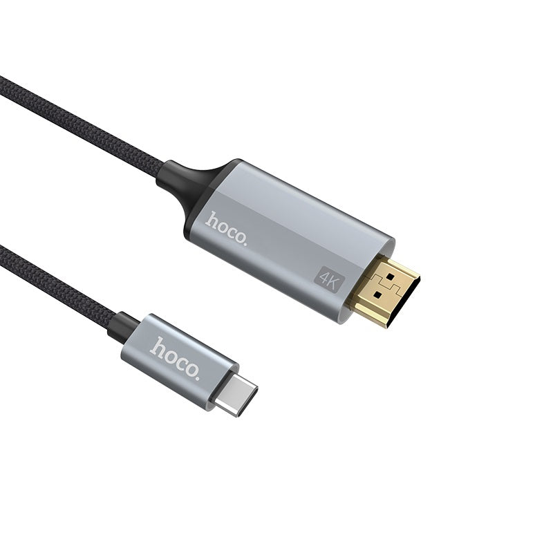 Cable Tipo C a HDMI Hoco UA13 1.8M Gris