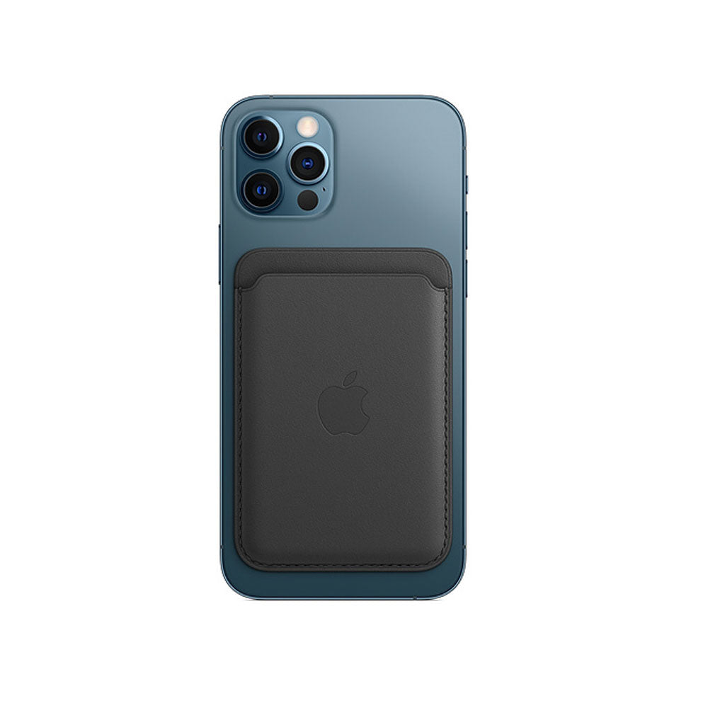 Apple Billetera de cuero Magsafe para iPhone Negro