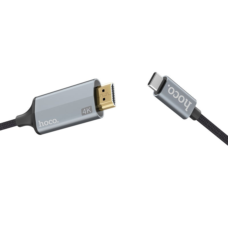 Cable Tipo C a HDMI Hoco UA13 1.8M Gris