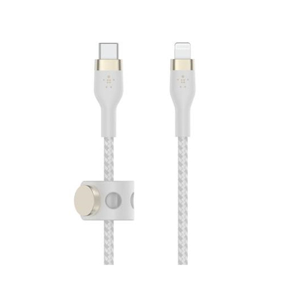 Cable Belkin Pro Flex USB C a Ligthing 2mt Blanco