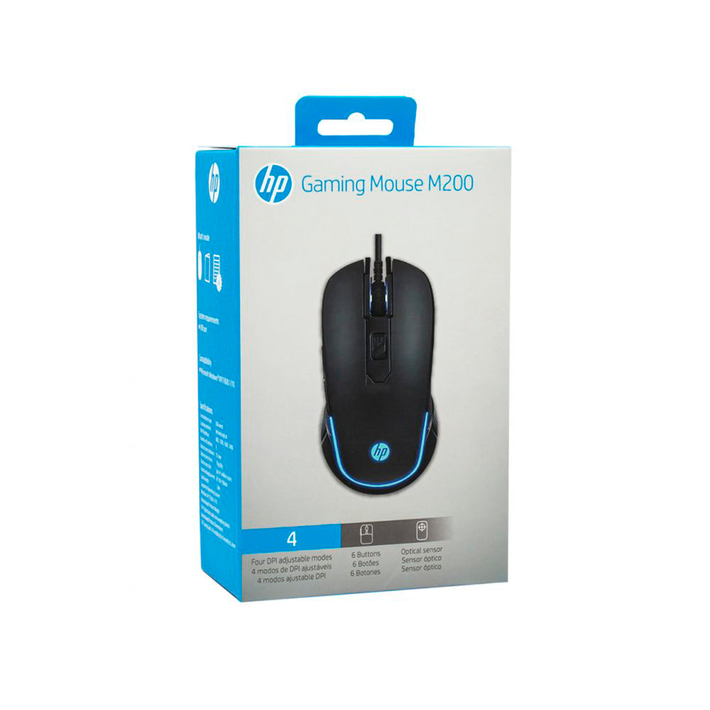 Mouse Gamer HP M200 DPI Ajustable 6 botones