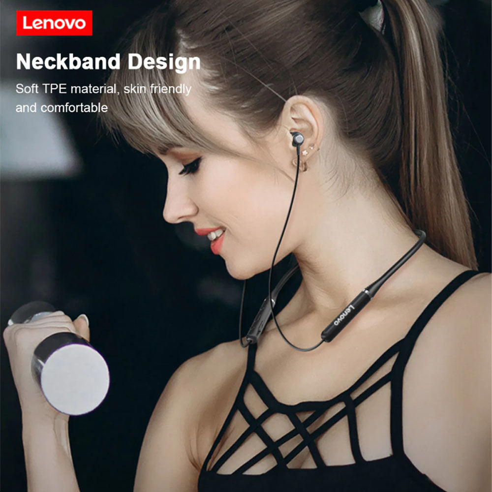 Audifonos Lenovo XE05 In Ear Bluetooth Tipo Cintillo Negro