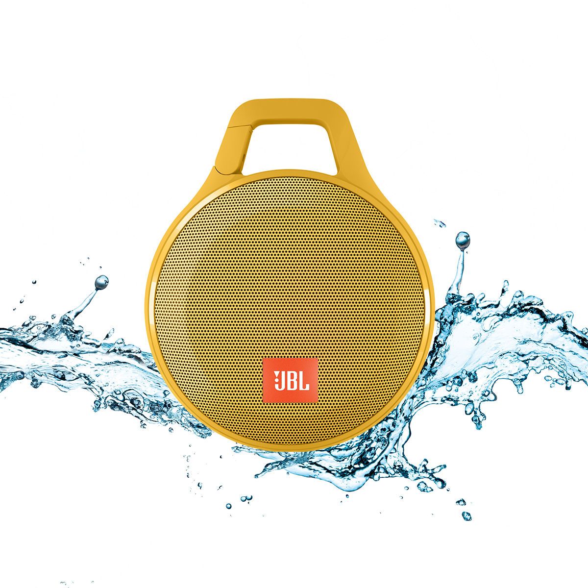 JBL Clip+ Parlante portátil resistente al agua amarillo
