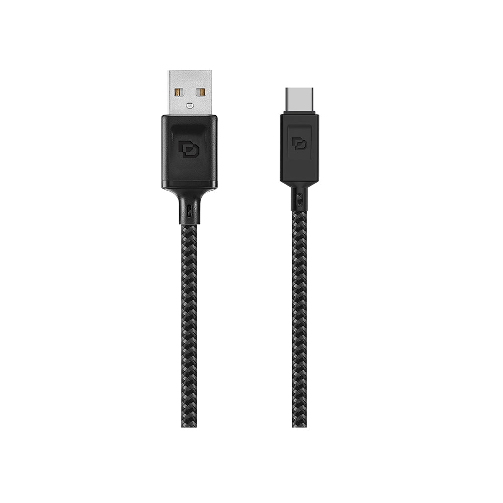 Open Box - Dusted Cable USB a USB C 1.2 Mt Rugged Negro