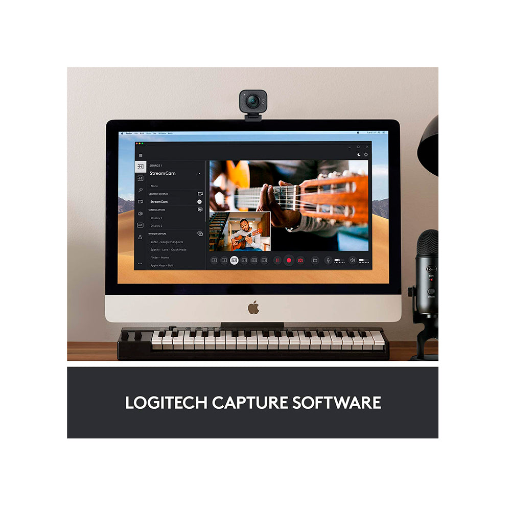 Webcam Logitech StreamCam Plus 1080P 60 FPS Full HD USB C