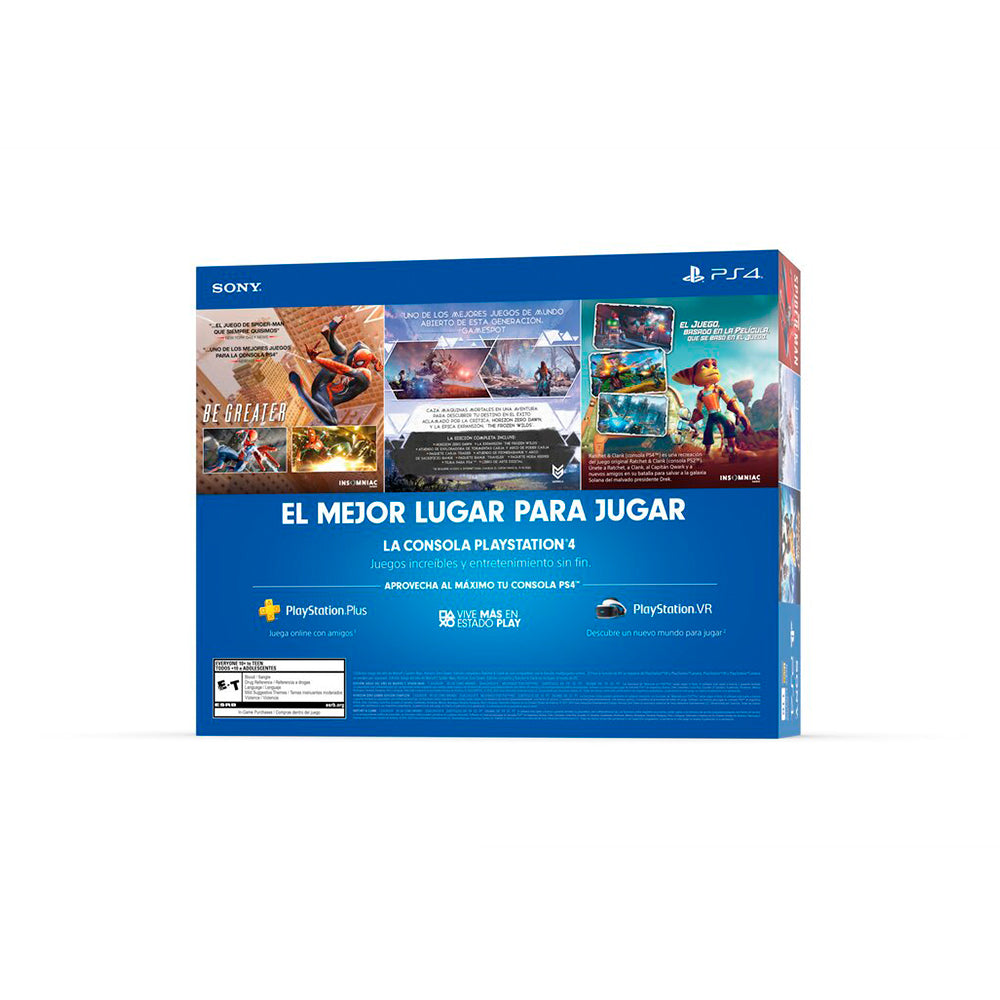 Consola Ps4 Slim 1TB Mega Pack 15 + 3 Juegos