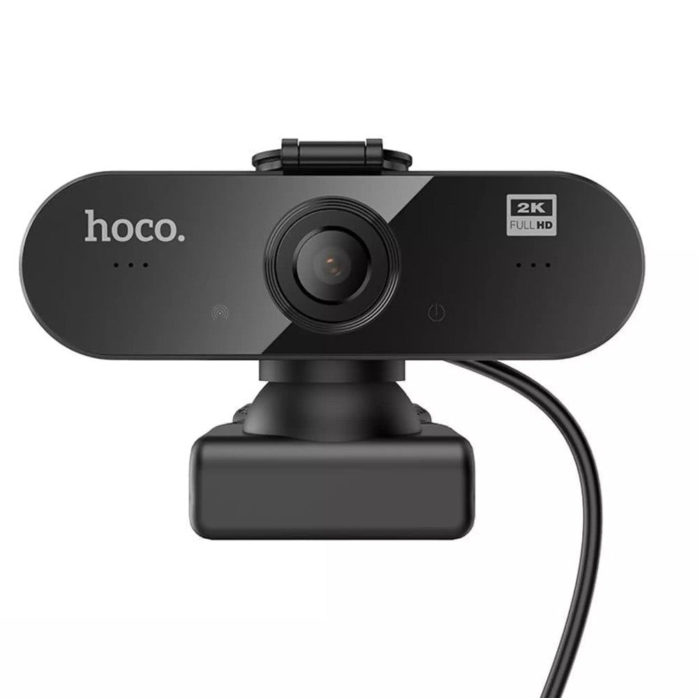 Webcam Hoco DI06 2K con microfono USB Negro