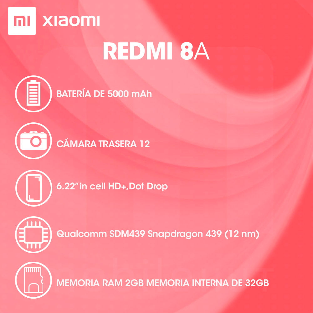 Xiaomi Redmi 8A 32GB ROM 2GB RAM